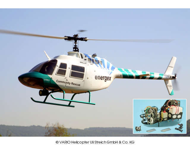 Jet Ranger m, XLV Mechanik PHT4 VARIO Helicopter - Herst.-Nr. 1053