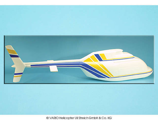 Decor Jet Ranger, blau-gelb VARIO Helicopter - Herst.-Nr. 106/6
