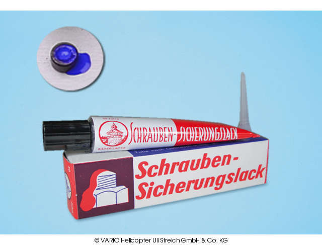 Sicherungslack blau, 20 ml VARIO Helicopter - Herst.-Nr. 16/7