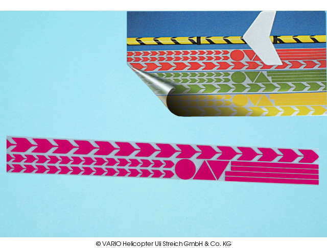 Markierungsdecor rot VARIO Helicopter - Herst.-Nr. 2/20