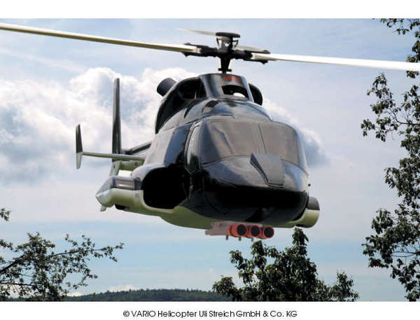 Rumpfbausatz big AIRWOLF SF/X-T VARIO Helicopter - Herst.-Nr. 2003