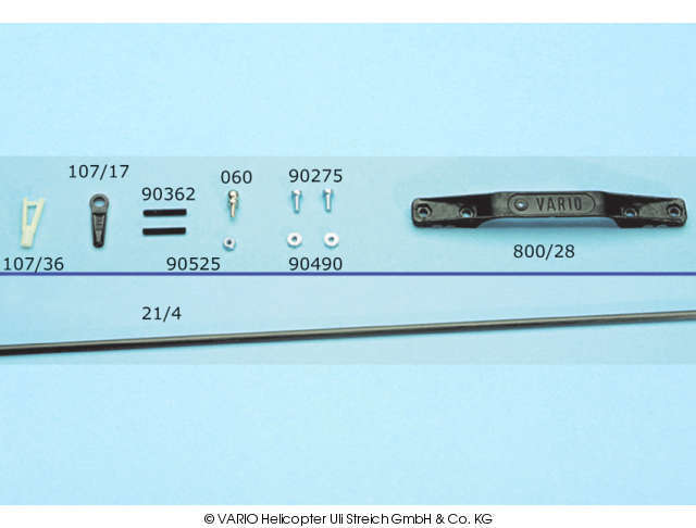 Kohlefaser-Set für 20mm VARIO Helicopter - Herst.-Nr. 21/15