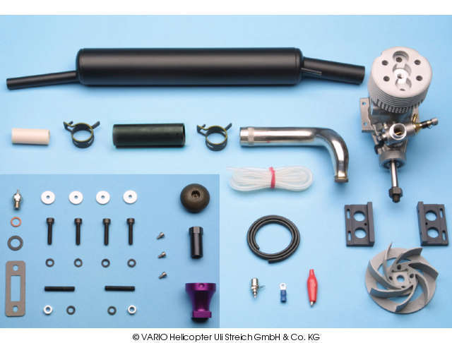 Rumpf-Motorset Rossi 11,5 ccm VARIO Helicopter - Herst.-Nr. 858