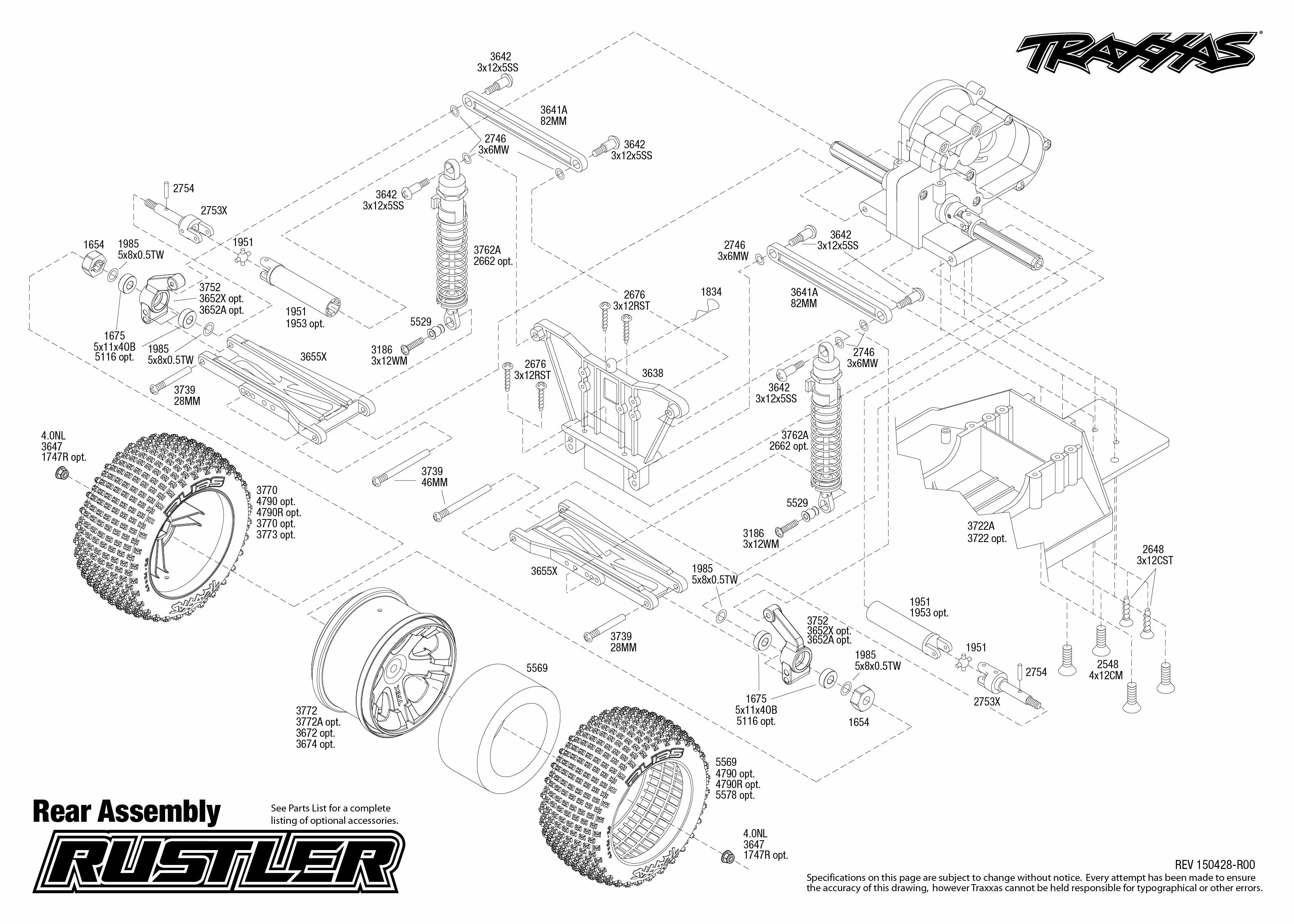 Traxxas Traxxas Rustler RTR XL5, TRX370541