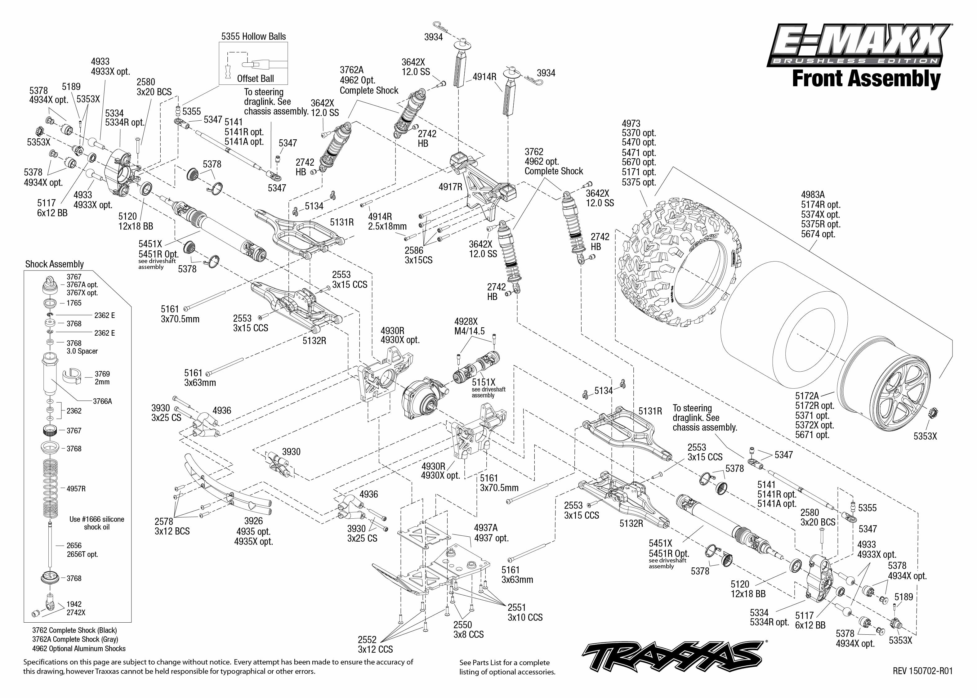 Traxxas Traxxas E-Maxx Brushless waterproof TSM ... traxxas rustler motor diagram 
