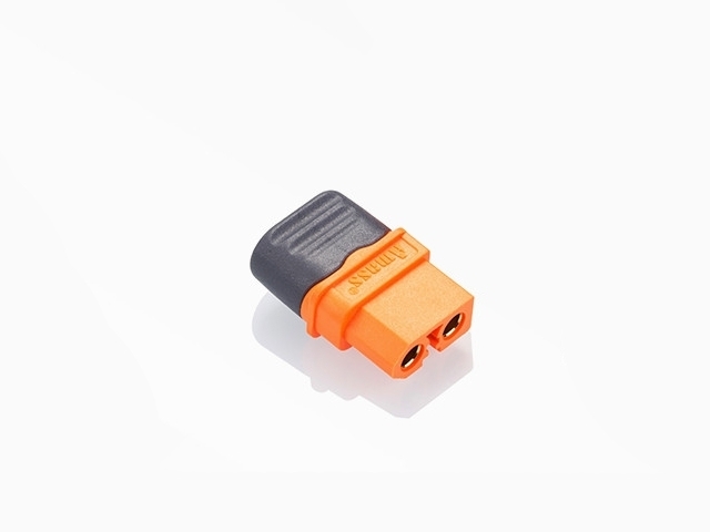 Produktbild von 2x AMASS XT60I-F Buchse – 3-polig, 30A, 500V, Gerade, Für 12 AWG, Goldene Kontakte