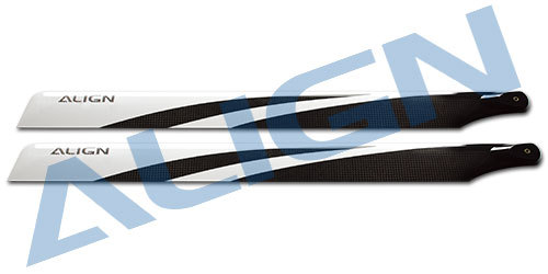Hauptrotorblatter CFK 425 10 mm schwarz T Rex 500