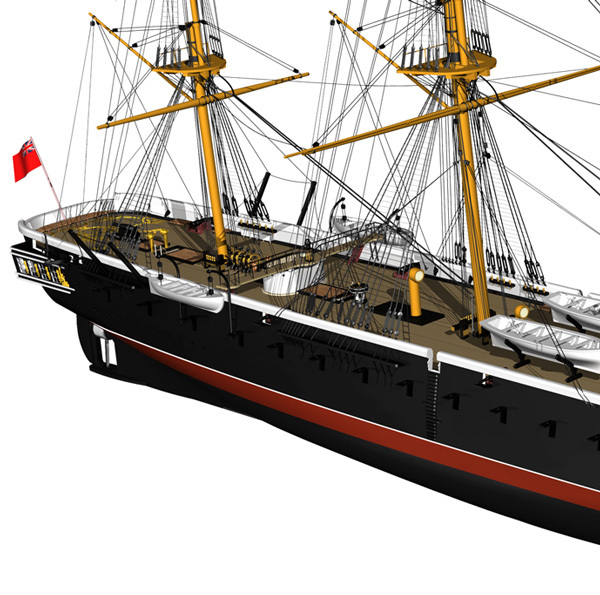 新製品！BB0512 HMS Warrior Warship 通販