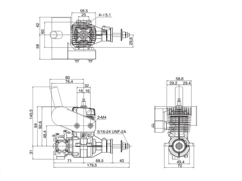 O.S. Engines Zündung IG-02 (GT22/33/60), OS74002310