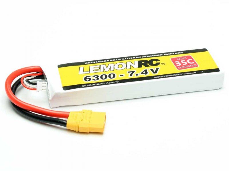LemonRC LiPo Akku LEMONRC 6300 - 7.4V (35C), PI-15758