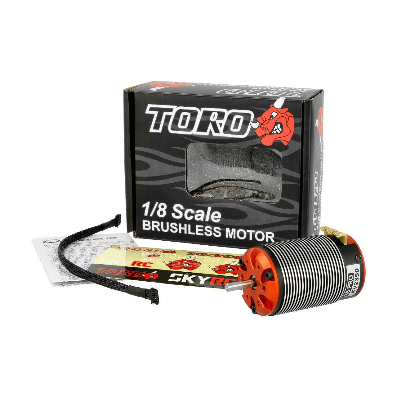 SkyRC Toro Brushless Motor X8 Pro 2350kV für Buggy 1/8, SK400009-11