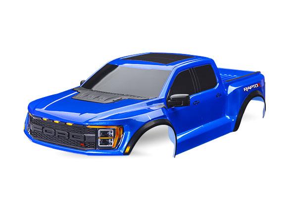 Traxxas Karosserie, Ford Raptor R komplett blau, TRX10112-BLUE