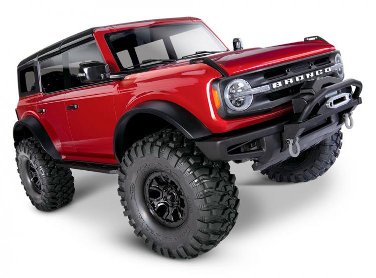 TRAXXAS TRX-4 Karo-Halterung v/h (komplettes Set)