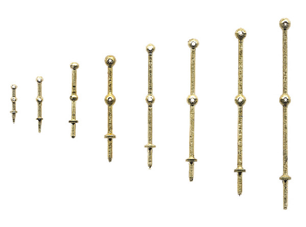 #63051 Krick Relingstütze 15mm 3 Durchzüge 10 Stück