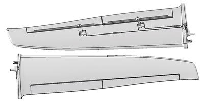 Tragflächensatz Funray gebaut (ohne RC/Dekor)