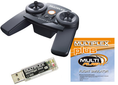 Flug Simulator MULTIflight PLUS Set mit SMART SX 6 Mode 2/4