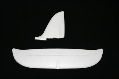 Leitwerke silber/weiss (EasyStar)