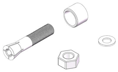 Propeller-Adapter Ø 5mm / 8mm (Extra 300 S)