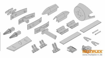 Kunststoffteilesatz (EasyGlider 4)