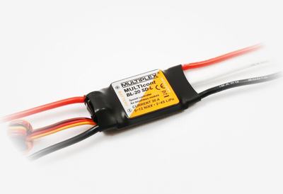 Brushless Regler MULTIcont BL-20 SD-L BL-Regler für EasyStar II