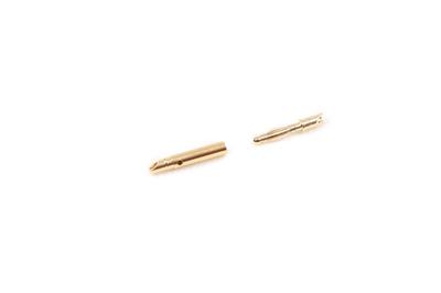 Goldkontaktstecker Lamelle 2mm (1 Paar) (Typ C)