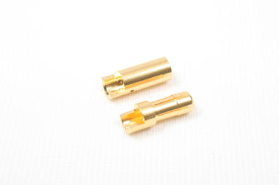 Goldkontaktstecker geschlitzt 5,5mm (1 Paar)