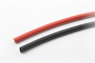 Schrumpfschlauch 5 mm Set (25 cm) (rot/schwarz)