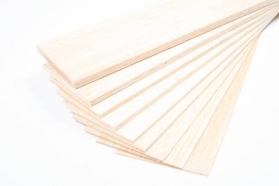 Balsa-Brettchen 1,5 x 100 x 1000 mm (1 Stück)