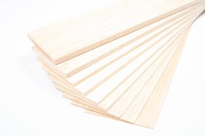 Balsa Brettchen 1,0 x 100 x 1000 mm (1 Stück)