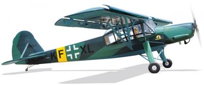 Fieseler "Storch" Fi156C grün, ARTF  (SW= 285cm)