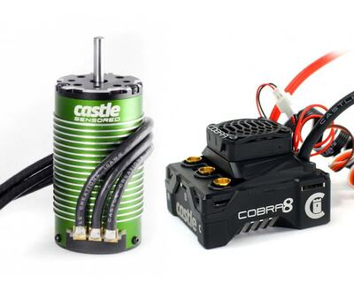 Brushless Combo Cobra 8 2-6S ESC   1512-1800kV Sensored Motor