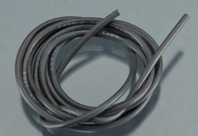 Silikonkabel, 1,5m, 13 AWG, schwarz