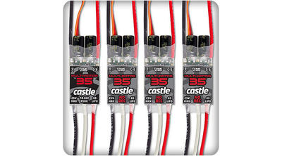 Brushless Regler QuadPack 35A, 4er Pack für Quadrocopter