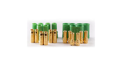 4mm CC-Goldsteckverbindung (Stecker, Buchse) (3 Paar)