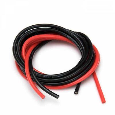 Silikonkabel Rot & Schwarz 2,01mm² (AWG14, 1m)