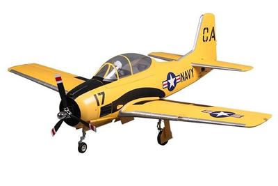 FMS T-28D Trojan V4 gelb - (SW=142cm)