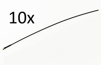 10x 2.4Ghz Ersatzantenne für X4R, X4RSB u. S6R Empfänger (Ipex4, 150 mm)