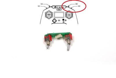 Schalter SB/SD (Taranis X-Lite)