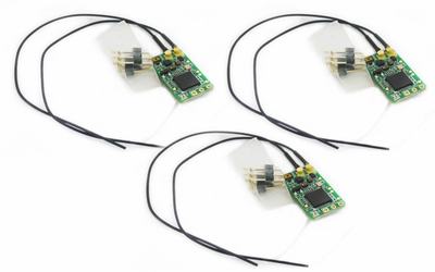 3 x XM-Plus Empfänger ohne Telemetrie, MINI SBUS (EU-LBT)