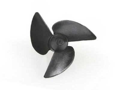 Carbon-Hydropropeller 3-Blatt rechts 30mm / M4