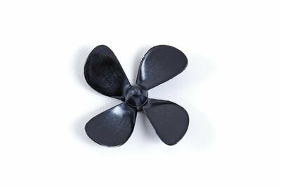 Schiffsschraube Propeller, Rennschraube 4-Blatt rechts 60mm  M4
