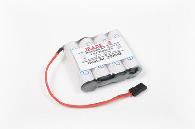 Empfängerakku, HR3U eneloop 4NH-1900 RX, flach, JR-Stecker