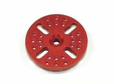 28 mm Alu Push-Pull Scheibe - ROT - Hitec