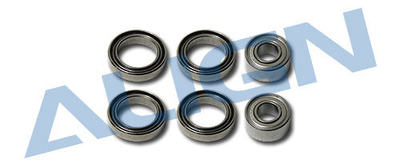 Kugellagerset 4 x 9 x 4 / 8 x 12 x 2.5 ZZ (T-Rex 500)