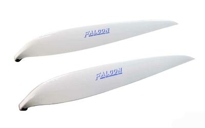 CFK Klappluftschraube 13x9" weiss