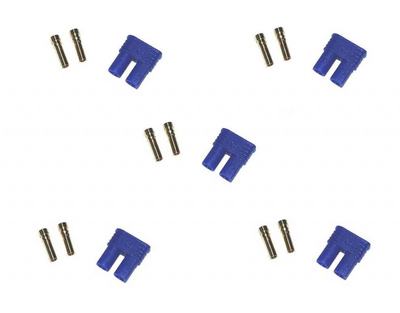 EC2-Goldbuchsen-Set 2mm (5 Stück)