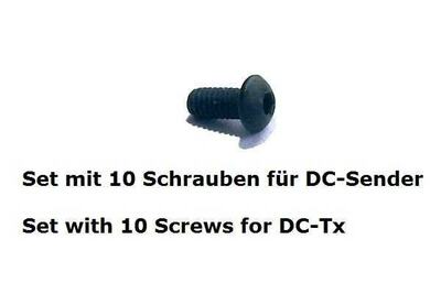 Ersatzschrauben (10 Stück) für Rückplatte DC-24 II Sender