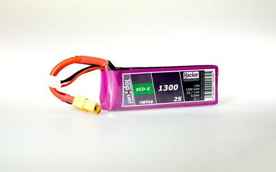 TopFuel LiPo ECO-X 1300mAh 2S 25C MTAG