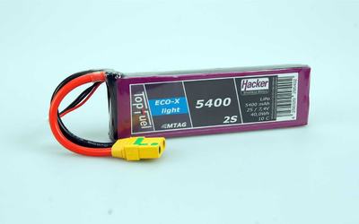 TopFuel LiPo ECO-X-Light 5400mAh 2S 10C MTAG