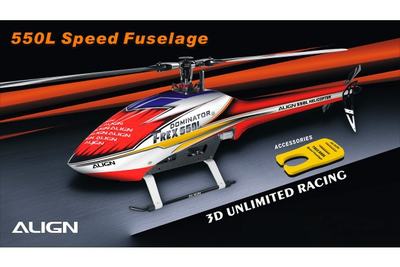 Speed Rumpf rot (T-Rex 500L)